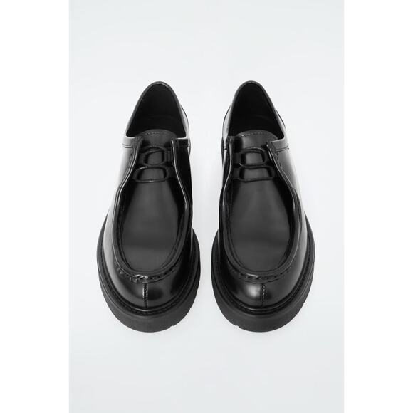 COS Chunky Derby Shoes Black - 5 - Picture 3 of 3